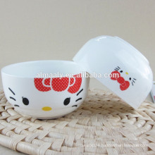 lovely white ceramic rice bowl, noodle bowl